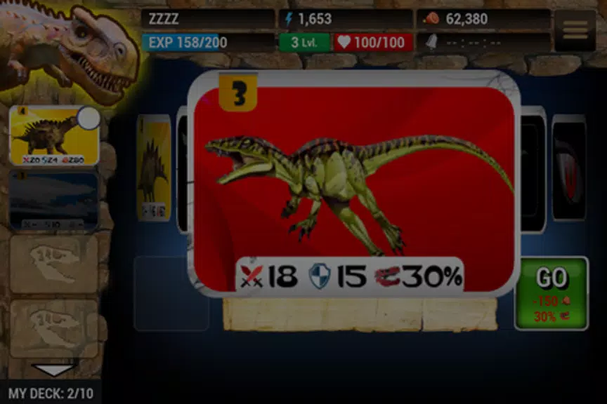 Dinosaur Online Card Wars Tangkapan skrin 2