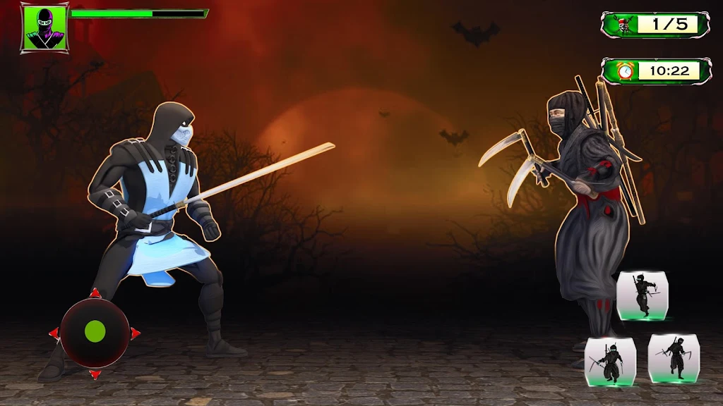 Ninja Hero Assassin Samurai Pirate Fight Shadow Captura de tela 3