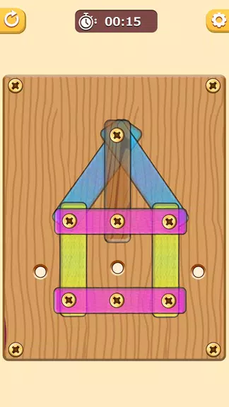 Nutty Puzzles: Screw and Solve Ekran Görüntüsü 1