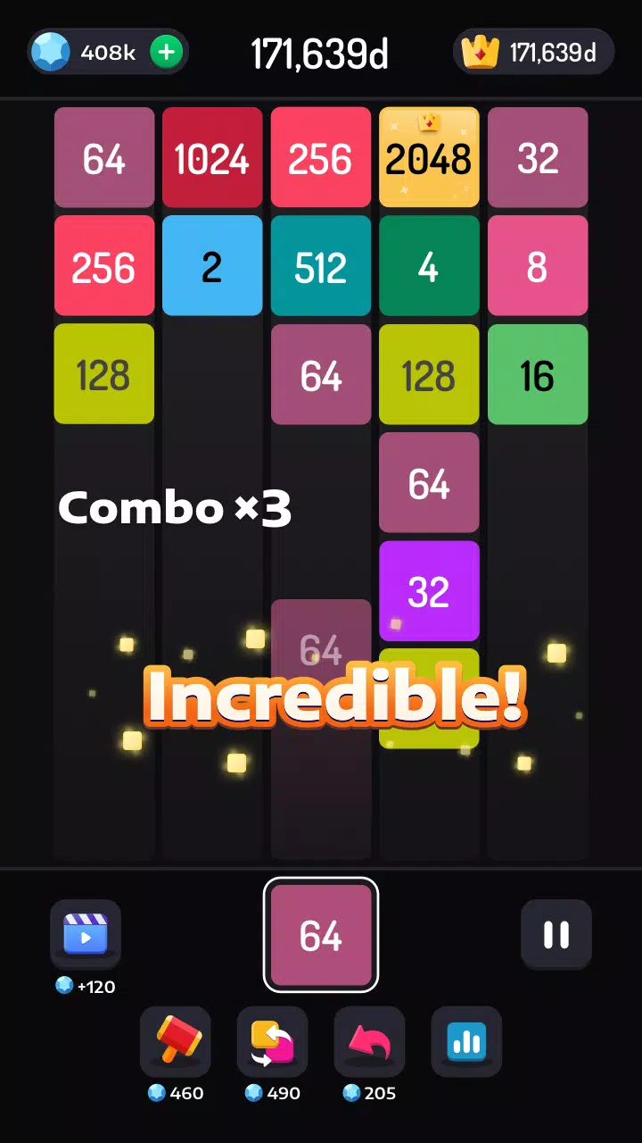 2048 Merge Games - M2 Blocks應用截圖第2張