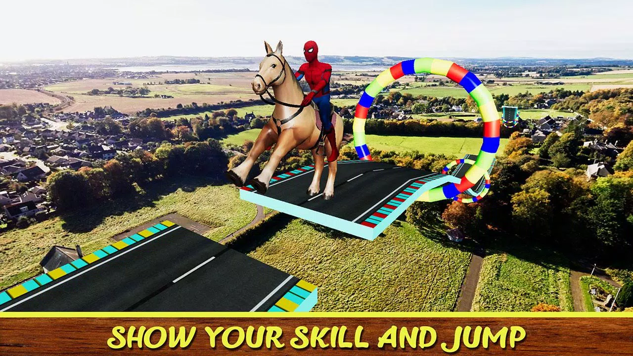 Diligent SuperHeroes Horse Riding 3d應用截圖第0張