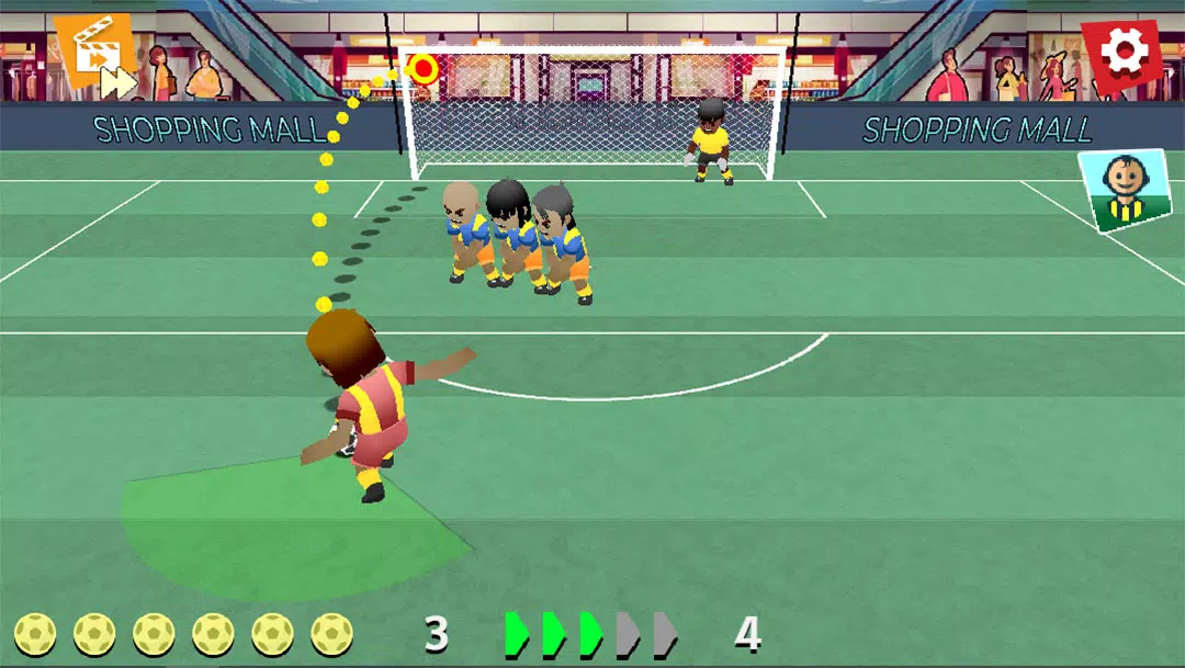 FreeKick Screamers - Football Скриншот 3