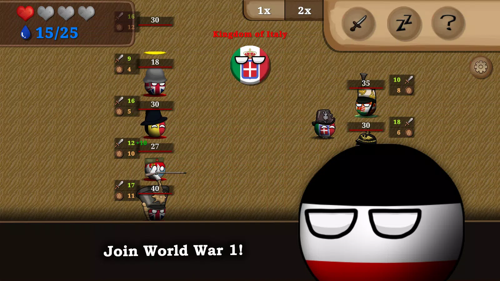 Countryball: Europe 1890 Tangkapan skrin 2