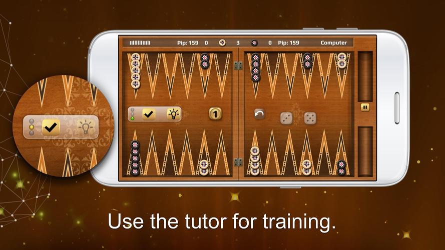 Backgammon Gold Captura de tela 2