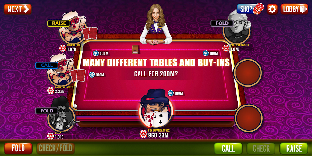 Poker Panda: World Poker Tour Capture d'écran 1