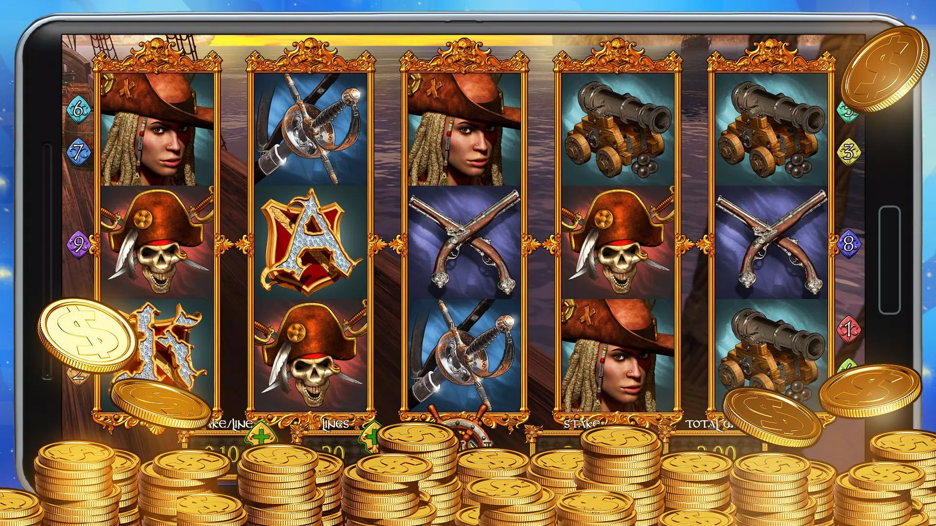 Pirate Slots: VR Slot Machine應用截圖第0張