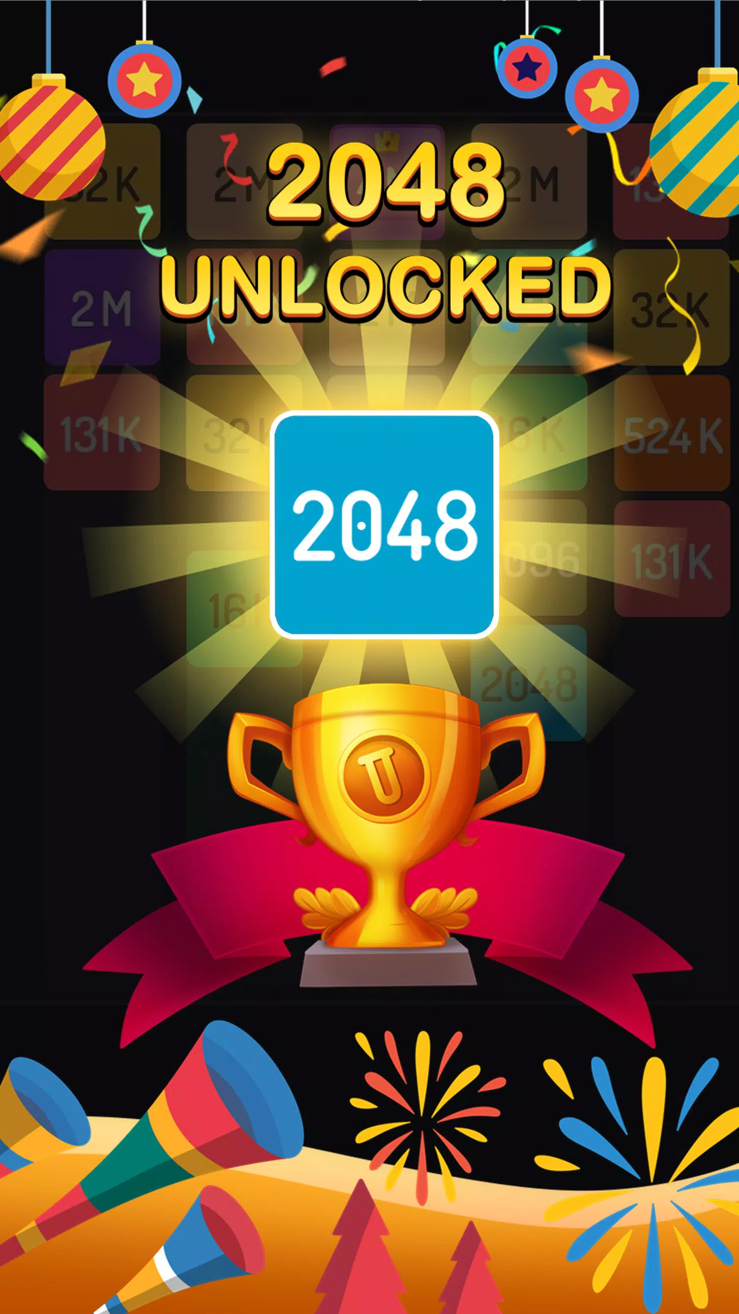 2048 Merge Games - M2 Blocks應用截圖第1張