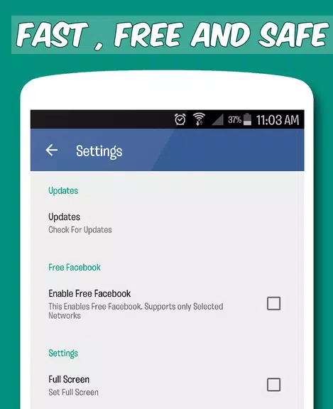 Faster Social Lite Tangkapan skrin 3