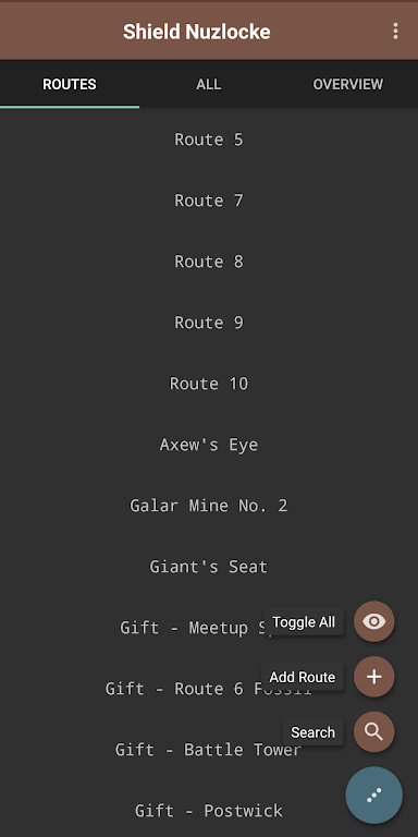 Route Chart - Nuzlocke Tracker - No Ads Capture d'écran 1