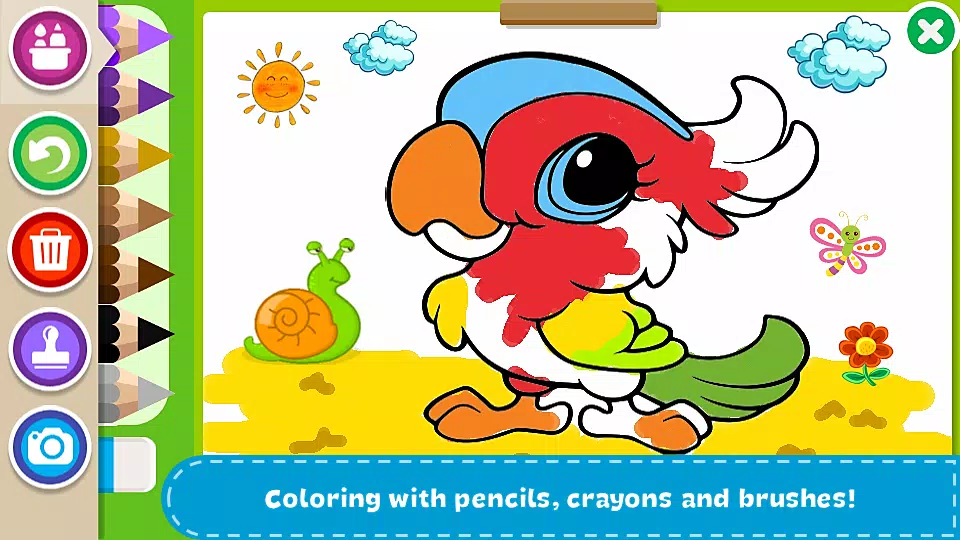 Coloring Book - Kids Paint Schermafbeelding 0