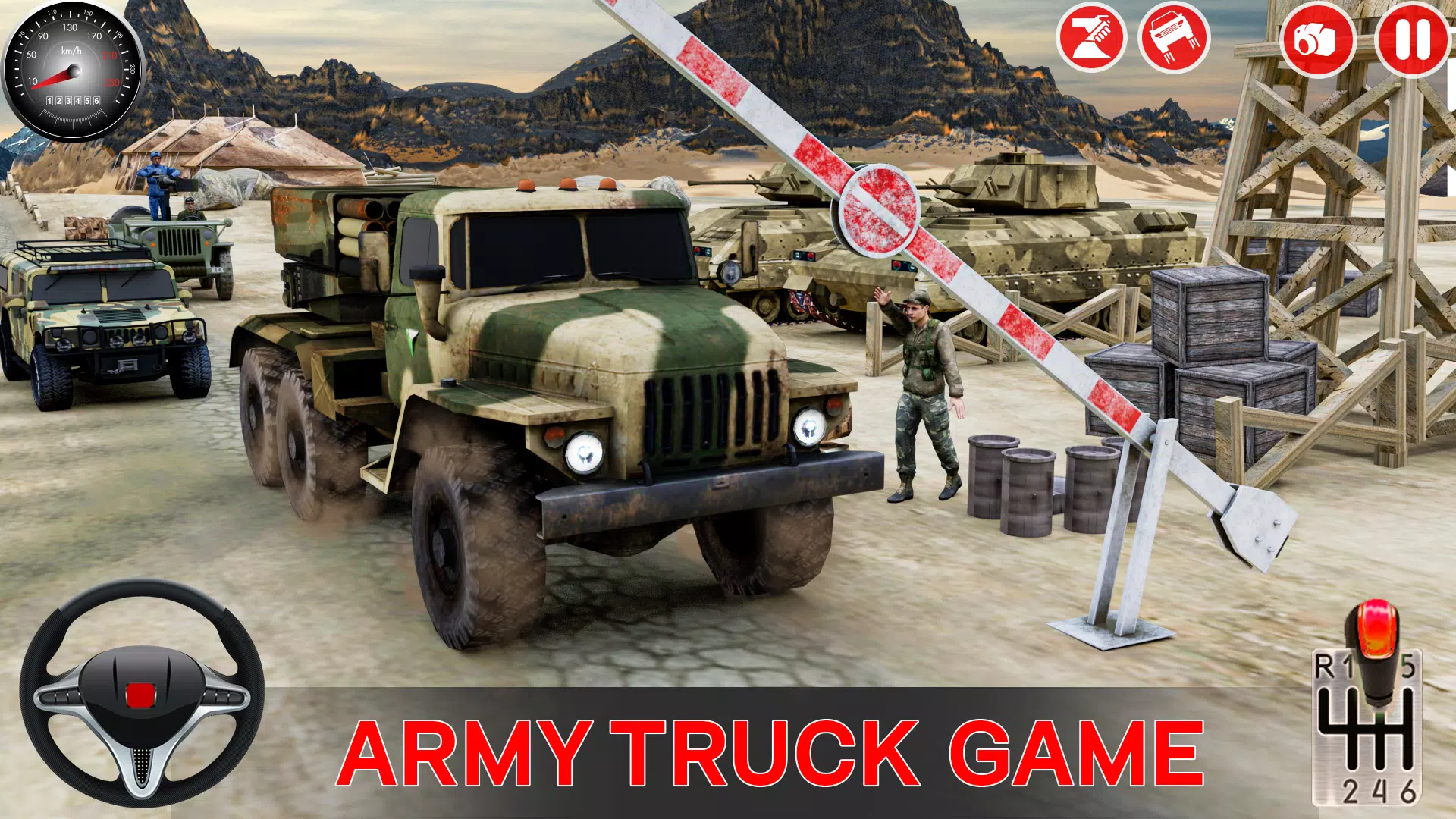 Army Car Games Truck Driving應用截圖第1張