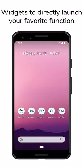 Quick Percentage Calculator スクリーンショット 1