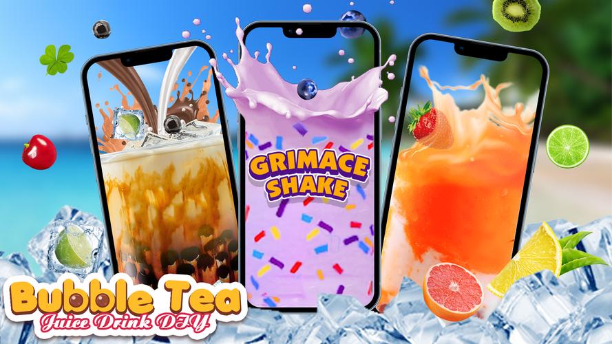 Boba Grimaces Shake Bubble Tea スクリーンショット 0