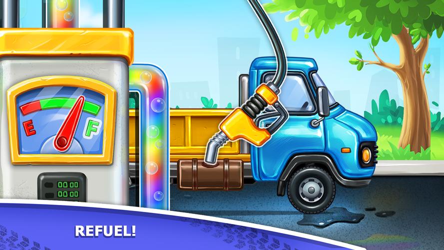 Kids truck games Build a house Captura de pantalla 2