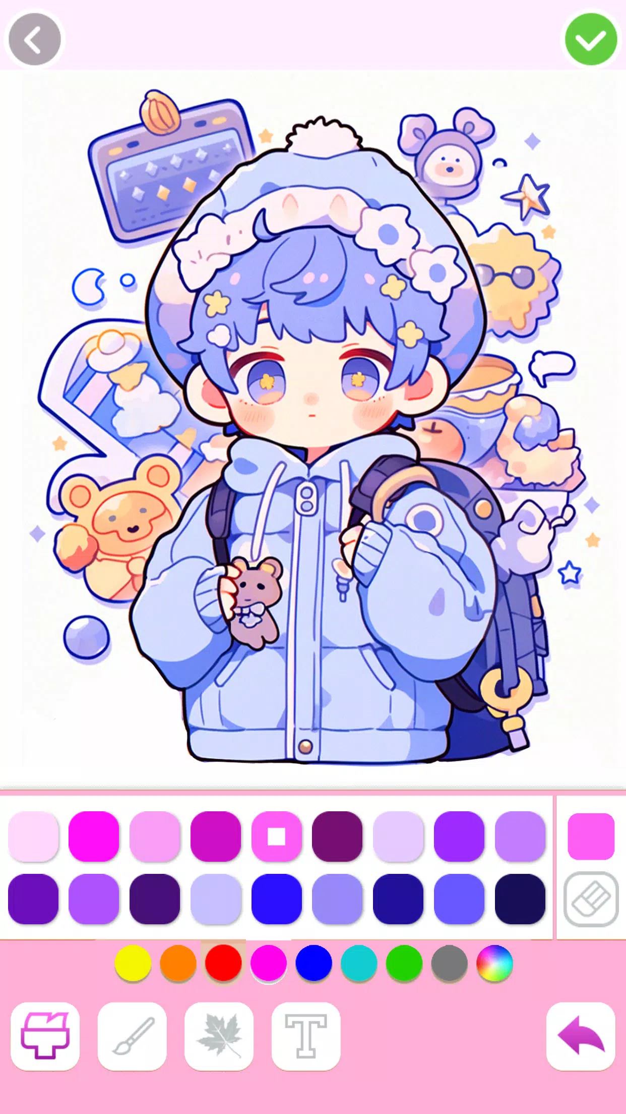 Cute Drawing : Anime Color Fan應用截圖第1張