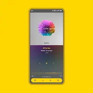 Aurora - Poweramp Skin স্ক্রিনশট 3