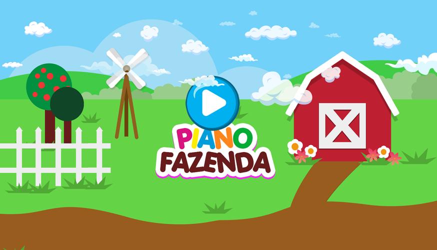 Infant piano with farm animals應用截圖第0張