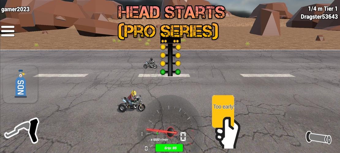 Drag Bikes 3 Zrzut ekranu 0