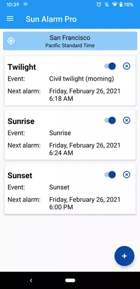 Sun Alarm 스크린샷 0