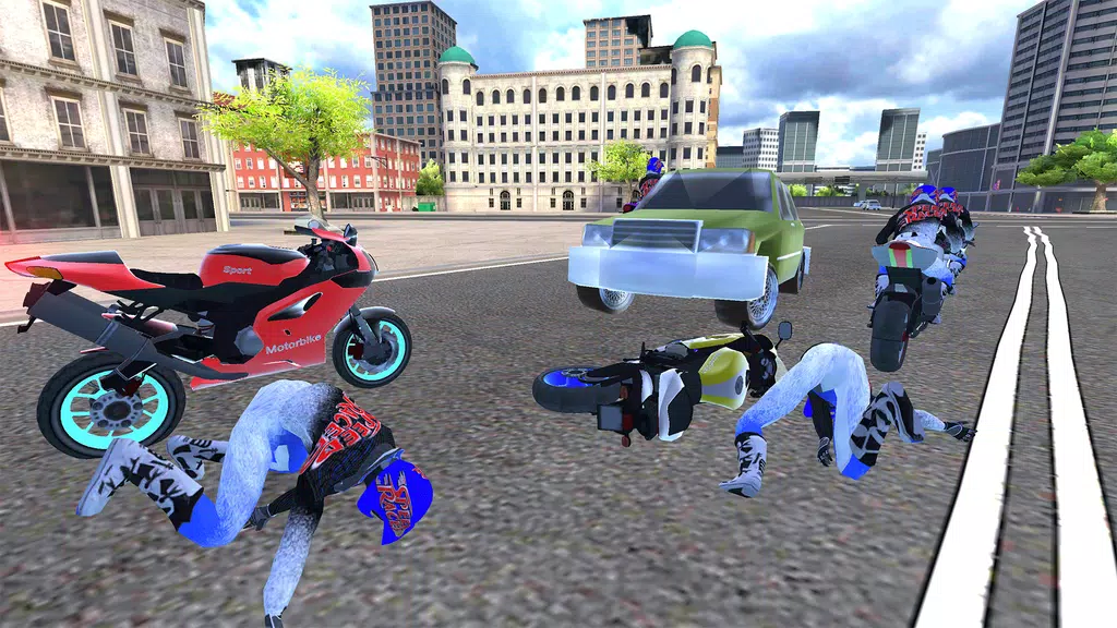 Real Moto Bike City Racing Скриншот 3