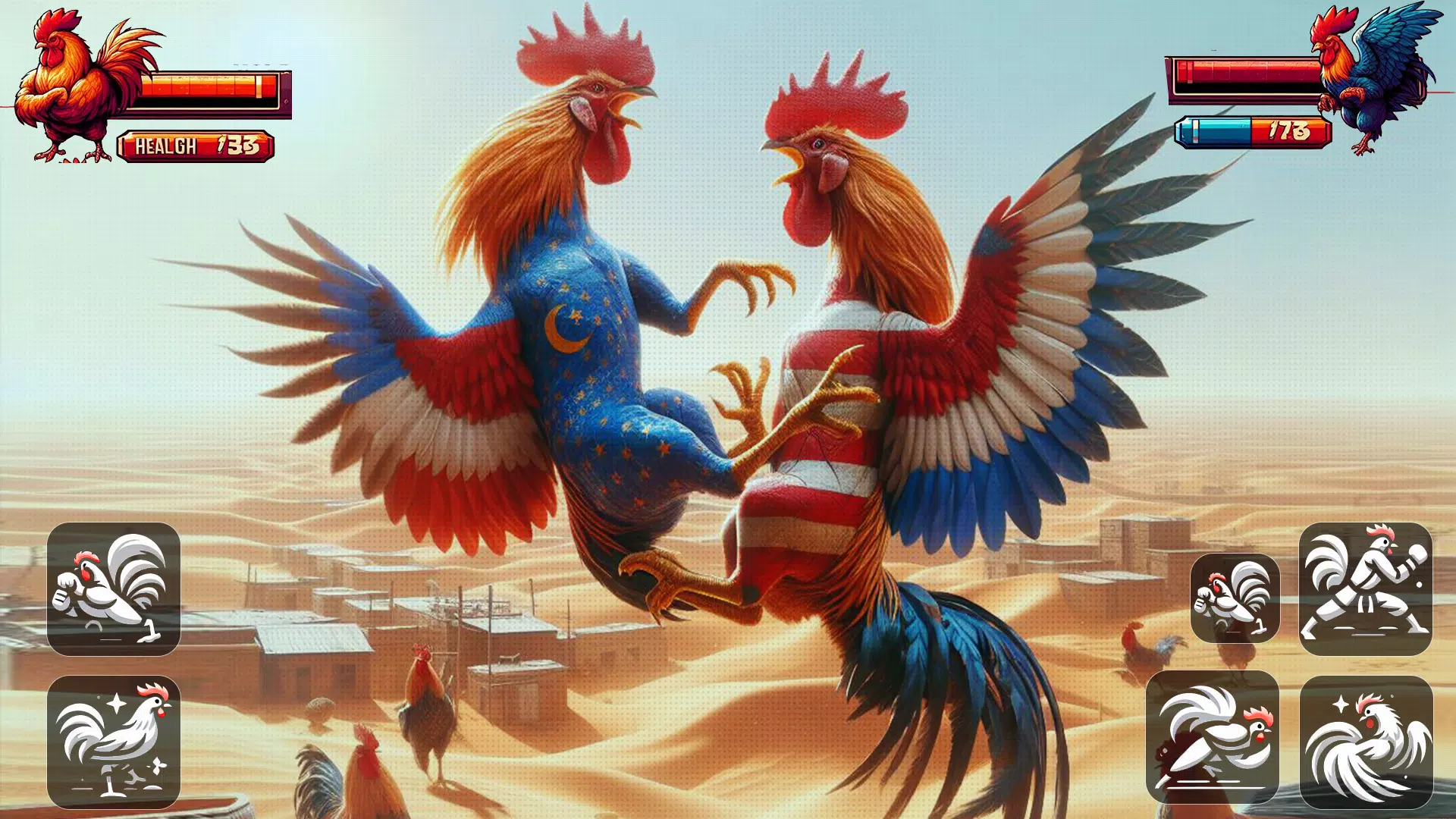Street Rooster Fight Kung Fu স্ক্রিনশট 1