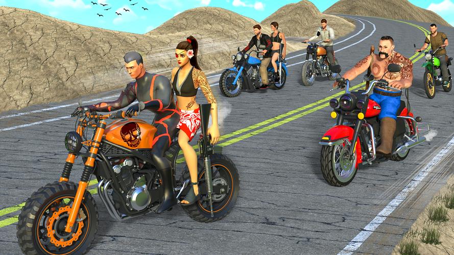 Gangster Bike: Real Race Game應用截圖第2張