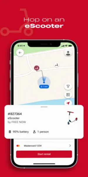 FREENOW - Mobility Super App Ekran Görüntüsü 1