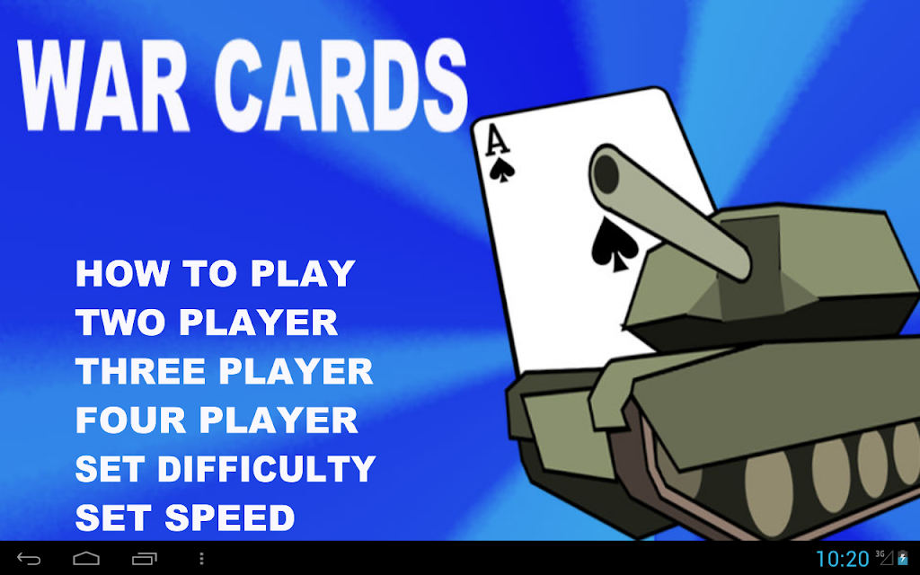 WAR Cards 스크린샷 1