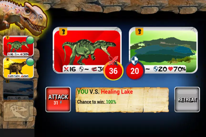 Dinosaur Online Card Wars Tangkapan skrin 1