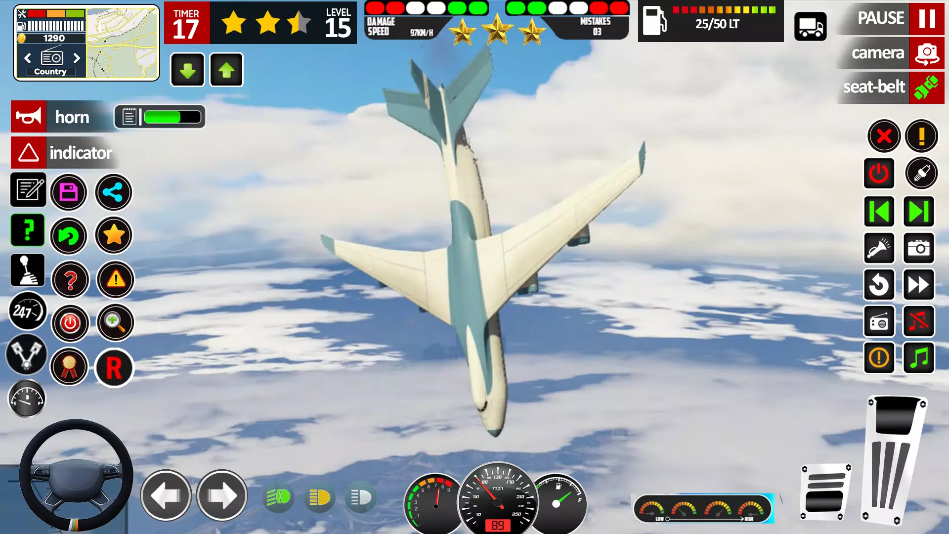Plane Game Flight Simulator 3d ဖန်သားပြင်ဓာတ်ပုံ 1