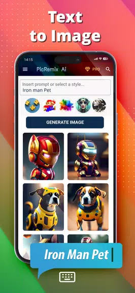 PicRemix AI Art & Avatars Schermafbeelding 2