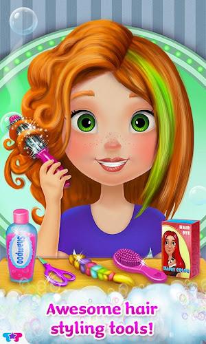 Crazy Hair Salon-Girl Makeover Zrzut ekranu 2
