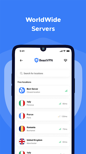 BeastVPN: Secure and Fast VPN Tangkapan skrin 2
