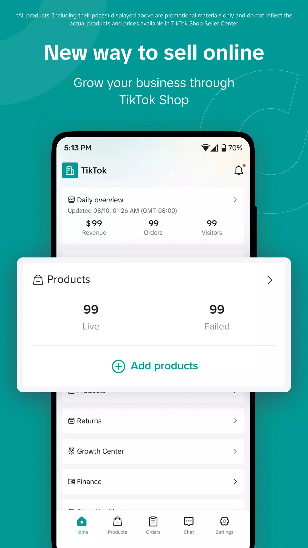 TikTok Shop Seller Center Captura de pantalla 0