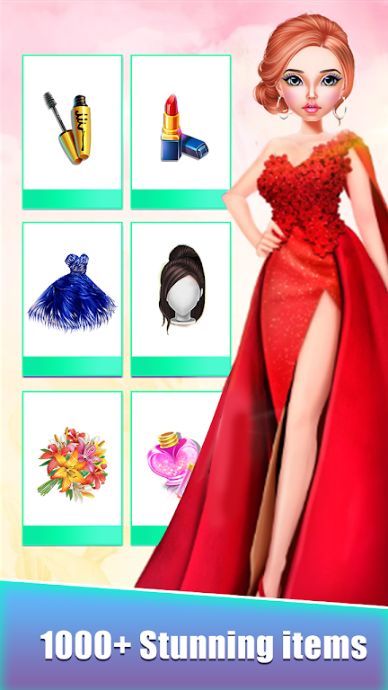 Bridal Wedding Makeup Game Captura de pantalla 1