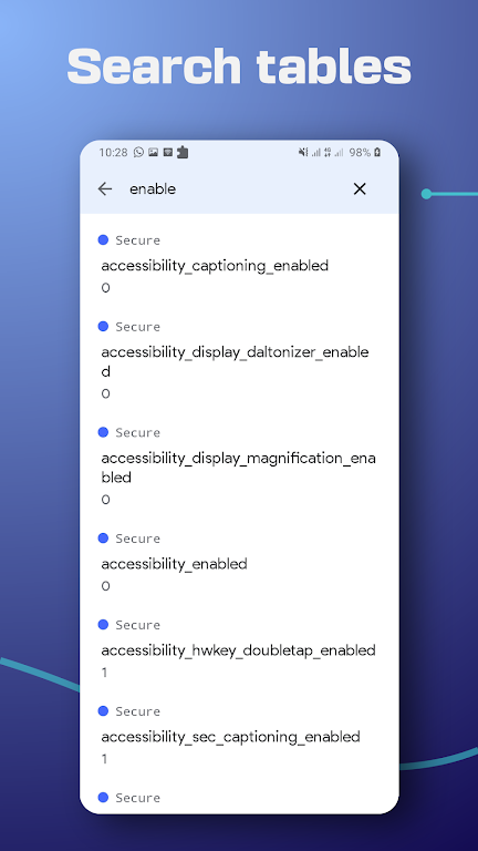 SetEdit: Settings Editor Schermafbeelding 2