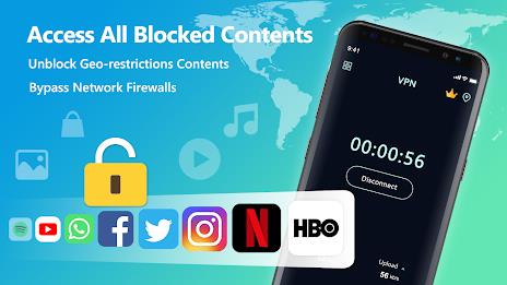 Free VPN Super™ -Fast & Secure應用截圖第1張