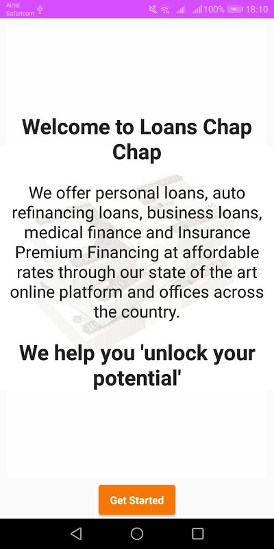 Loans Chap Chap Capture d'écran 1