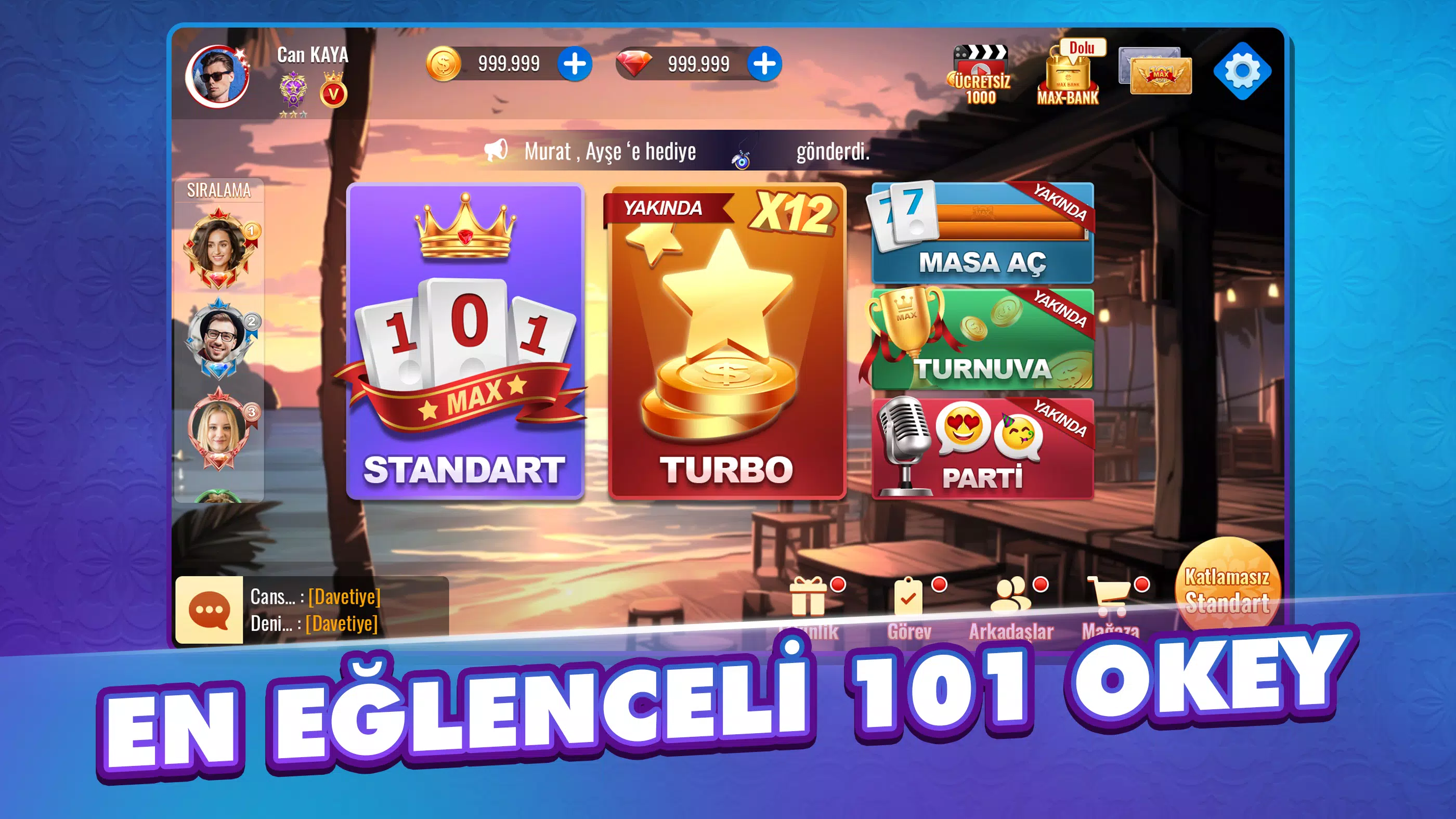 Schermata 101 Okey Max 0