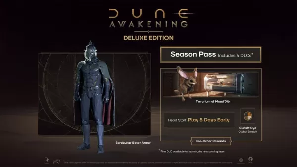 Dune: နိုးထ | စောစီးစွာဝင်ရောက်နိုင်ပုံ - စျေးနှုန်း, ဖြန့်ချိချိန်နှင့်ရေတွက်ခြင်း