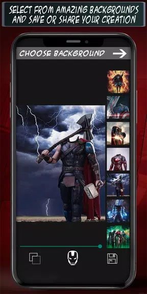 SuperHeroes Editor Скриншот 2