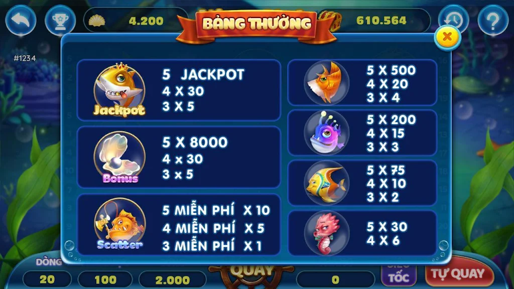 Thánh bắn cá ăn xu slots - bắn cá siêu thị স্ক্রিনশট 0