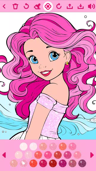 Princess Coloring Book offline應用截圖第0張
