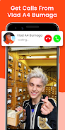 Vlad A4 Bumaga Fake Call Chat應用截圖第2張