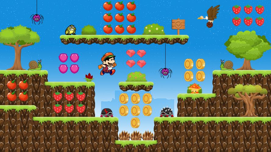 Super Nob Run:Adventure Jungle Ekran Görüntüsü 3