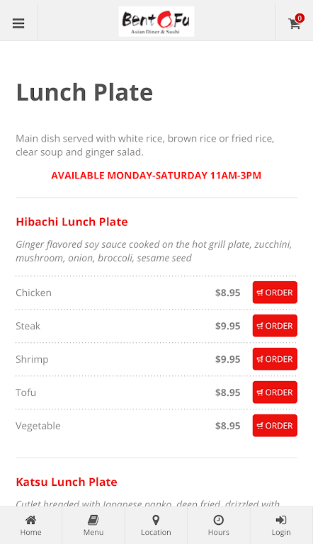 BentoFu Asian Diner & Sushi應用截圖第1張