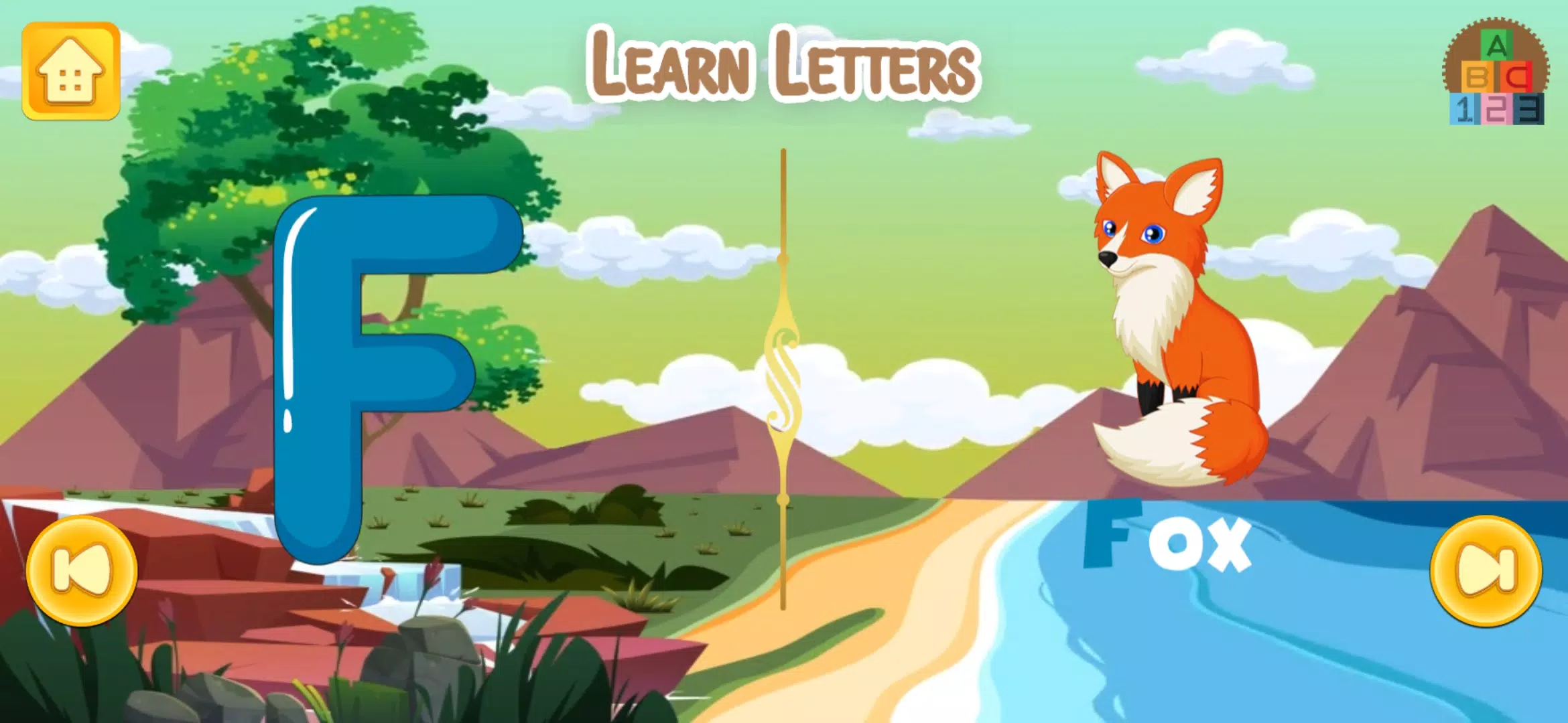 Learn numbers and letters Скриншот 1