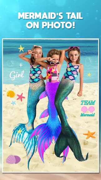 Mermaid Photo Zrzut ekranu 0