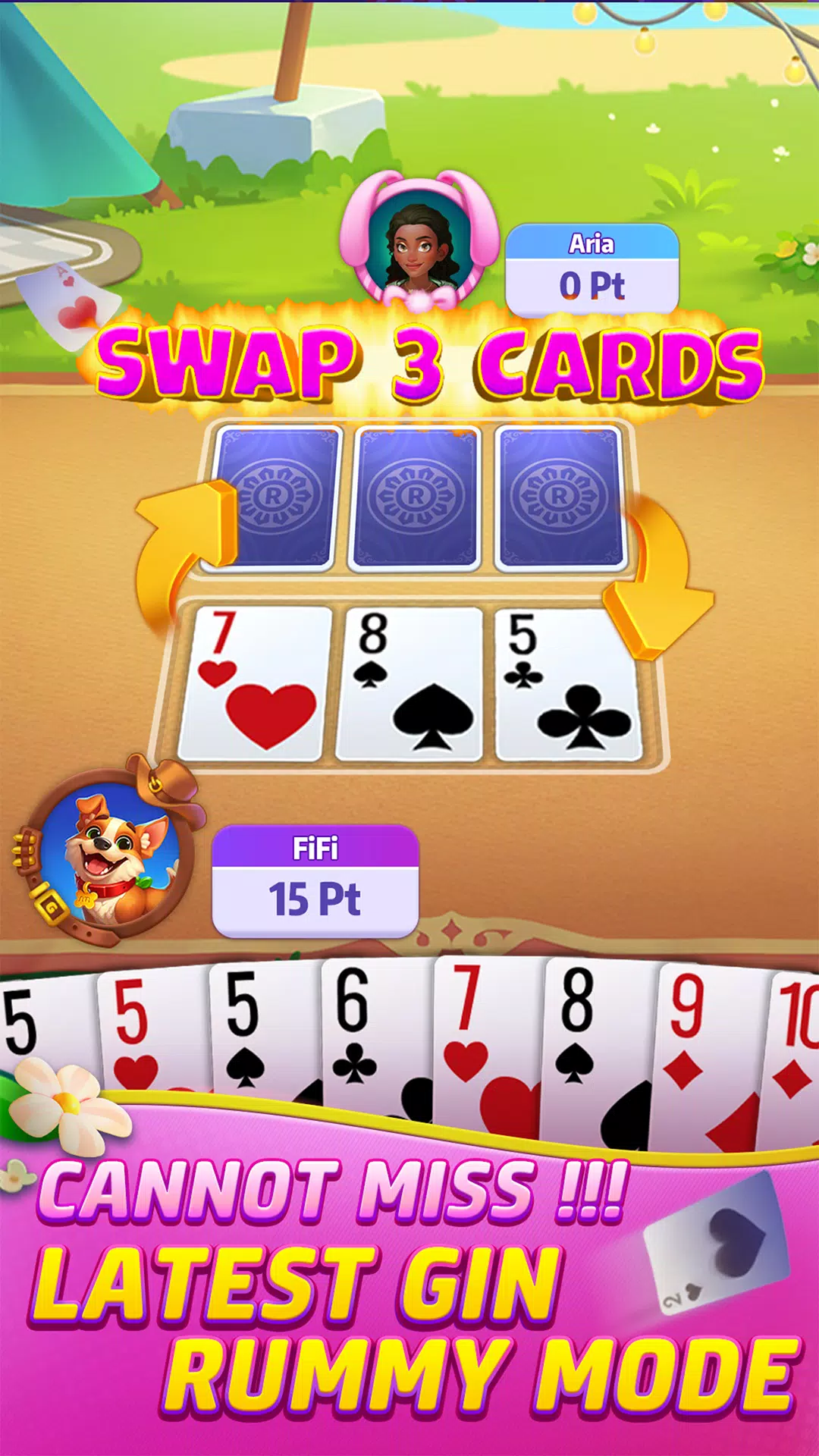 Gin Rummy Frenzy應用截圖第1張