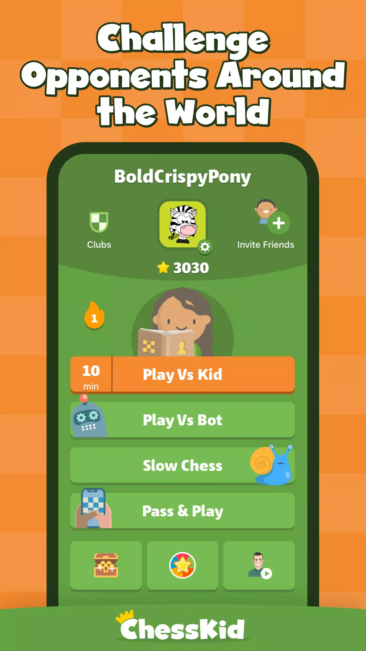 ChessKid - Ajedrez para niños Captura de pantalla 1